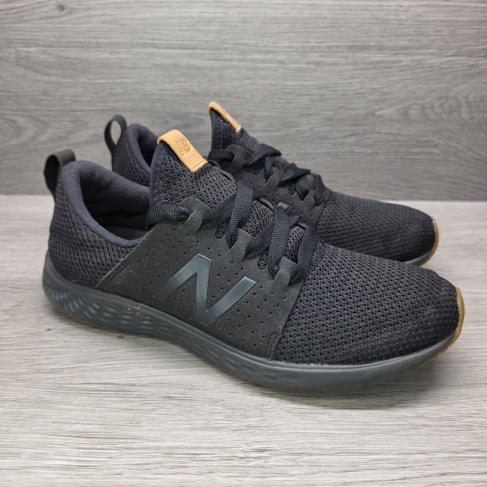 New Balance Arishi Mens 9 D Black Athletic Running Walking Sneakers Mesh Gym
